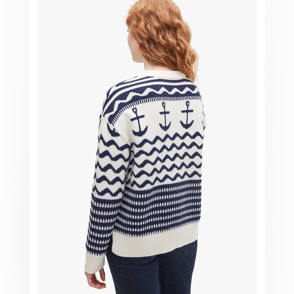 Kate Spade Anchor Sweater - Picture 3 of 4